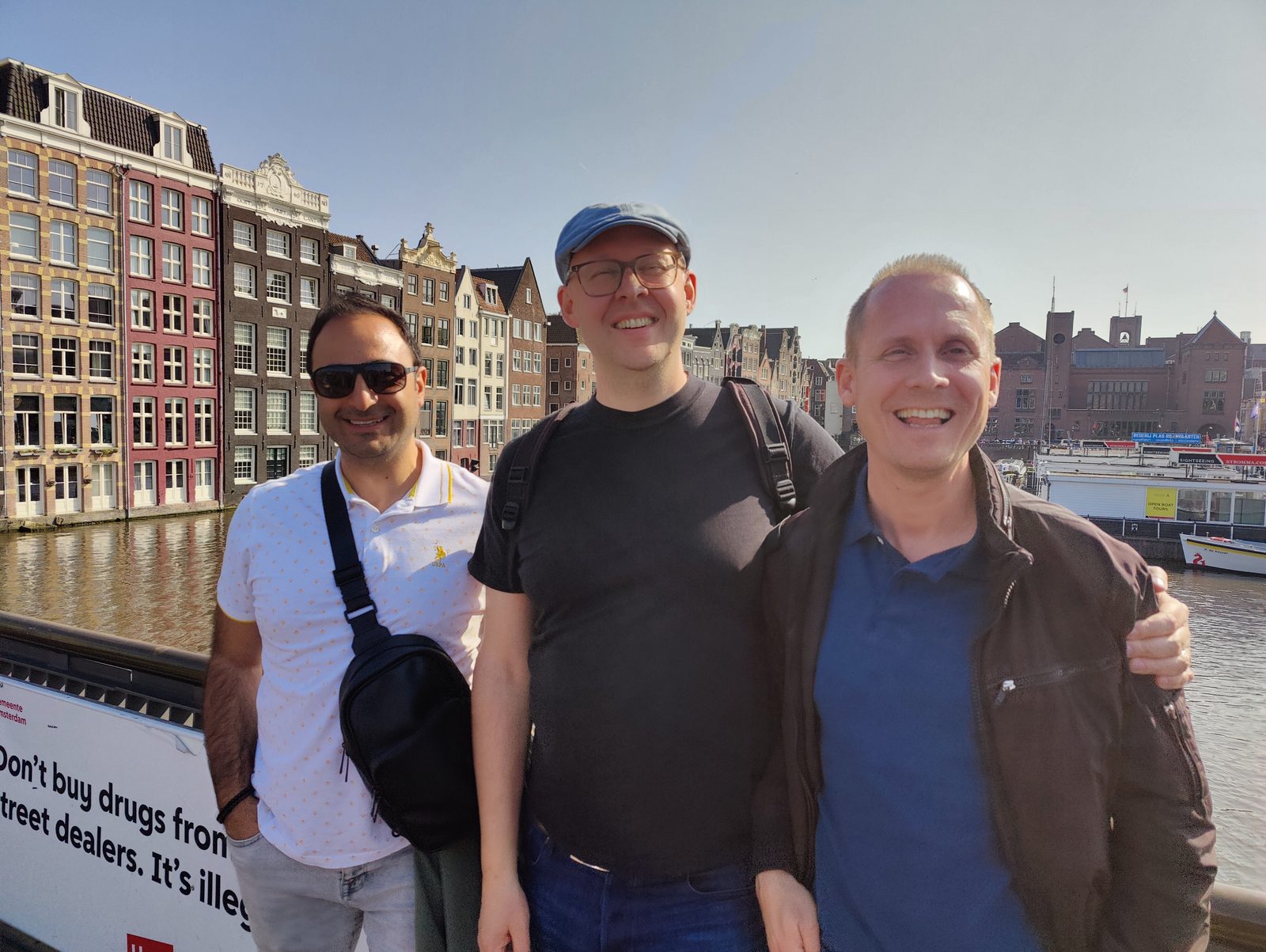 A canal in Amsterdam